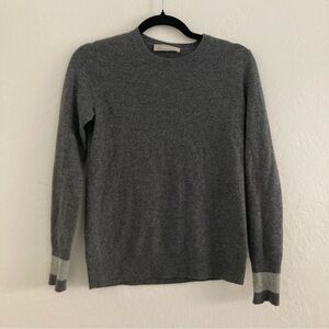 Everlane 100% Cashmere Gray Sweater Classic Minimalist Office Autumn Women's XS